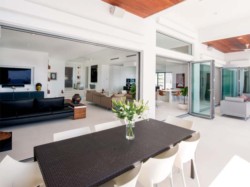 Glass Bi-Fold Doors - Aluminium - Moving Designs Limited - Example 5