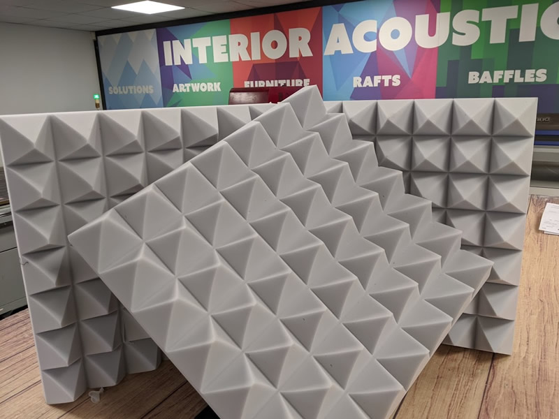 Pyramid Sound Absorption - Serenity Acoustic Solutions - Moving Designs Limited
