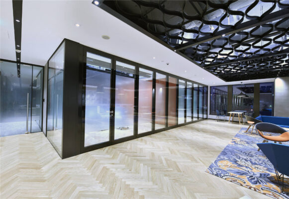Glass Office Partitions - Moving Designs Limited